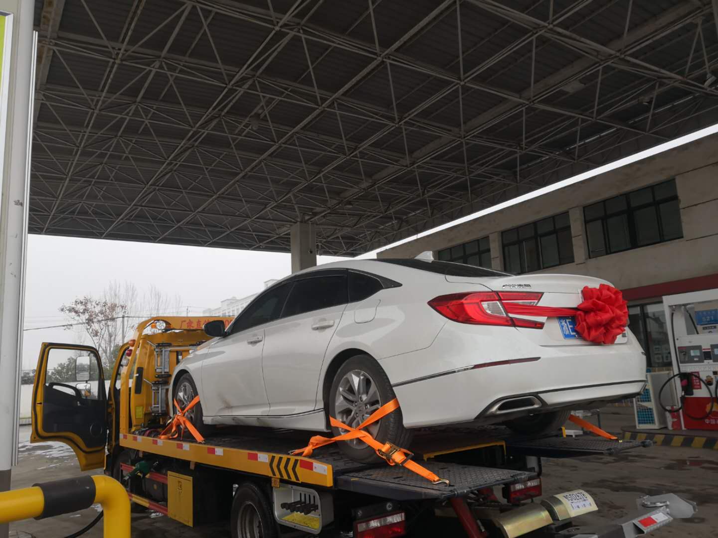 江淮駿鈴V5藍牌清障車一拖二