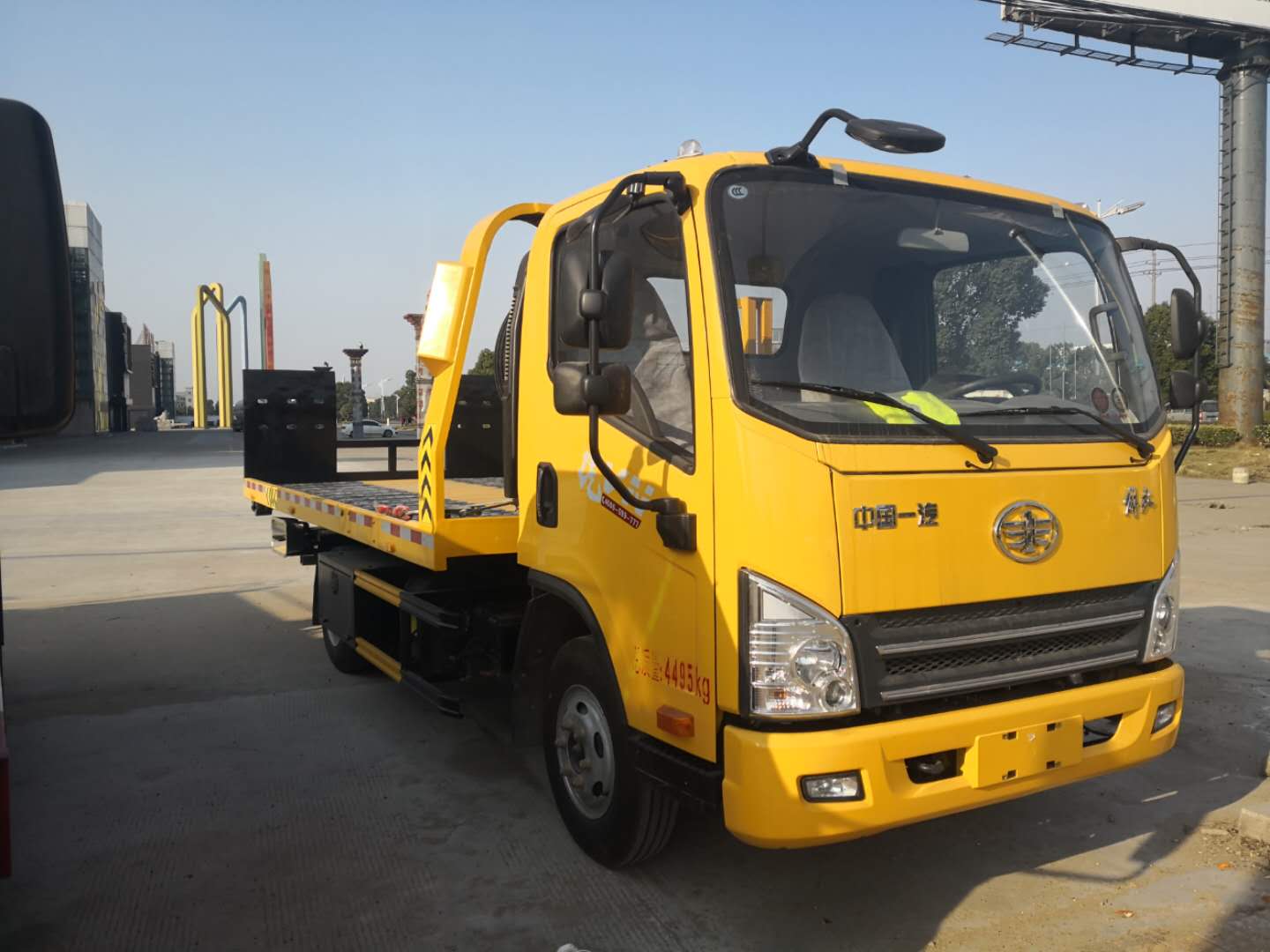 國六解放虎V藍牌清障車