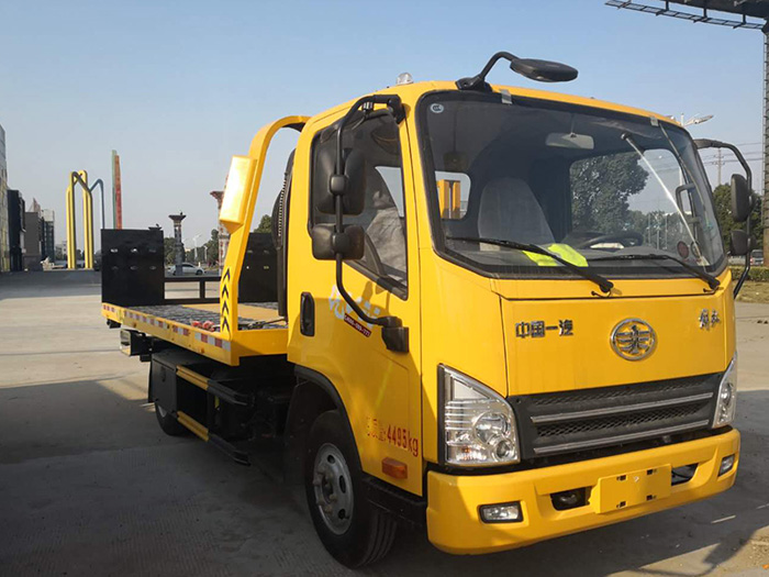 國六解放虎V藍(lán)牌清障車