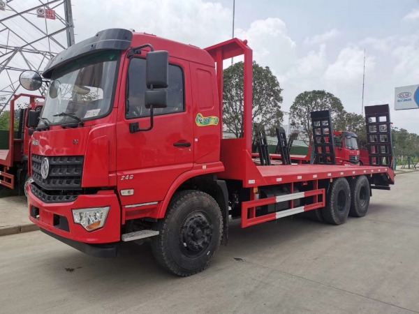 東風D3V后八輪平板拖車