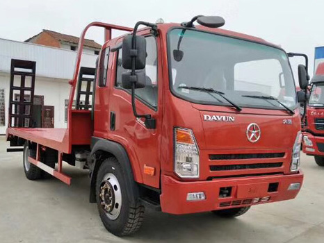 【國(guó)六】大運(yùn)小黃牌單橋平板車