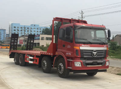 【國五】歐曼前四后八挖機平板車