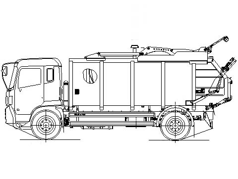 東風(fēng)天錦國(guó)六14方無泄漏壓縮式垃圾車