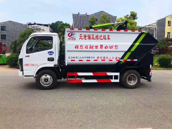 東風小多利卡國六7方無泄漏后裝式壓縮垃圾車