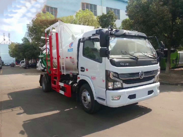 東風多利卡國六8方(圓罐)餐廚垃圾車