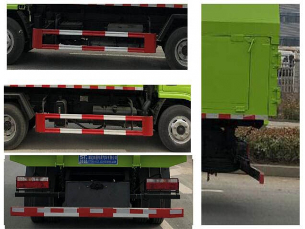 東風小多利卡國六藍牌密封自卸式垃圾車