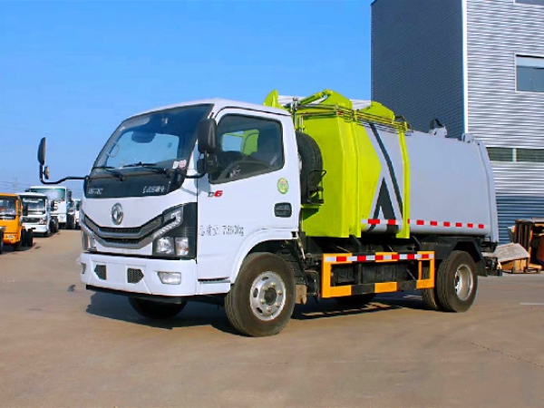 凱馬國(guó)六6方藍(lán)牌自裝卸掛桶)式垃圾車