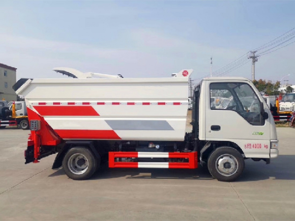 江淮康鈴國六4方后掛桶自裝卸式垃圾車