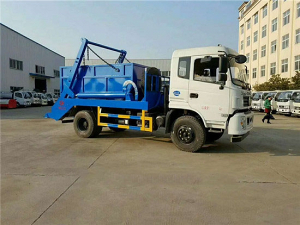 東風(fēng)仿天錦擺臂式垃圾車(chē)(8-10方)