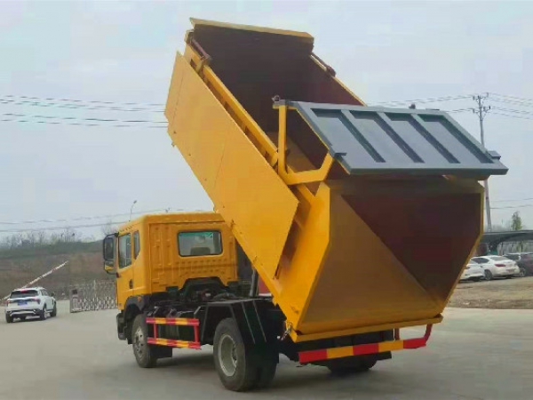 東風(fēng)多利卡D9國(guó)六自卸翼展垃圾車(chē)