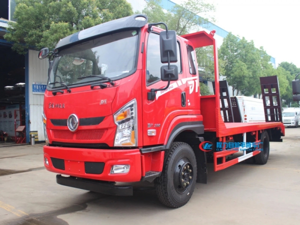 國六東風D1平板拖車